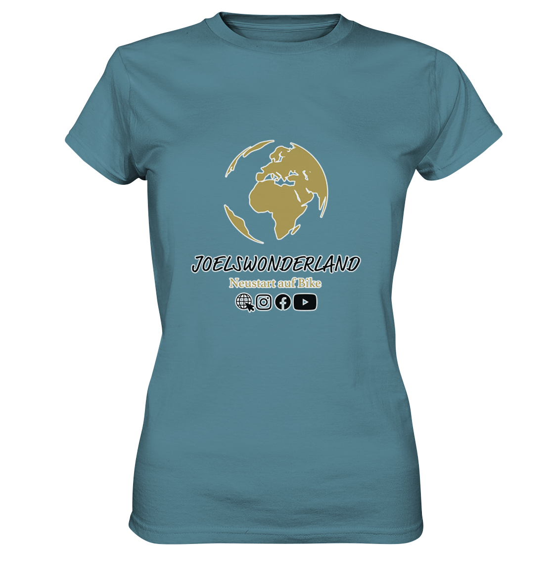 JoelsWonderland | Damen-Shirt mit Logo-Aufdruck